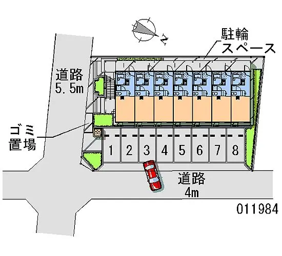 ★手数料０円★ふじみ野市南台　月極駐車場（LP）